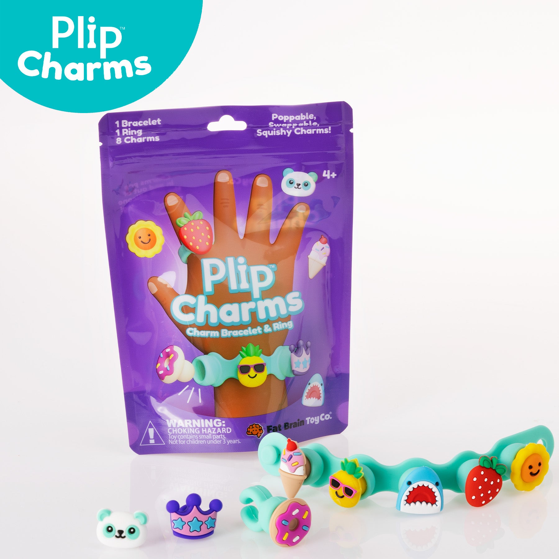 Plip Charms Teal Pack